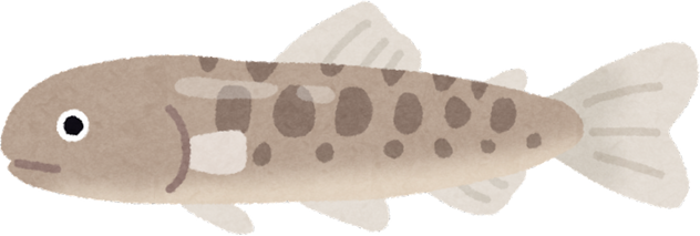 Cute Salmon Fry Illustration